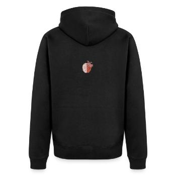 Find your balance - Veste à capuche bio Premium Unisexe - noir - Dos - Nico (187cm)