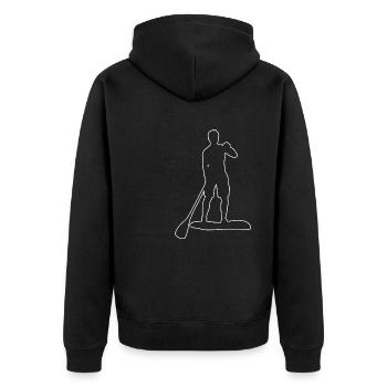 Standup Paddling Sup Femmes Hommes Standup Paddle - Veste à capuche bio Premium Unisexe - noir - Dos - Nico (187cm)