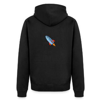 Missile - Veste à capuche bio Premium Unisexe - noir - Dos - Nico (187cm)