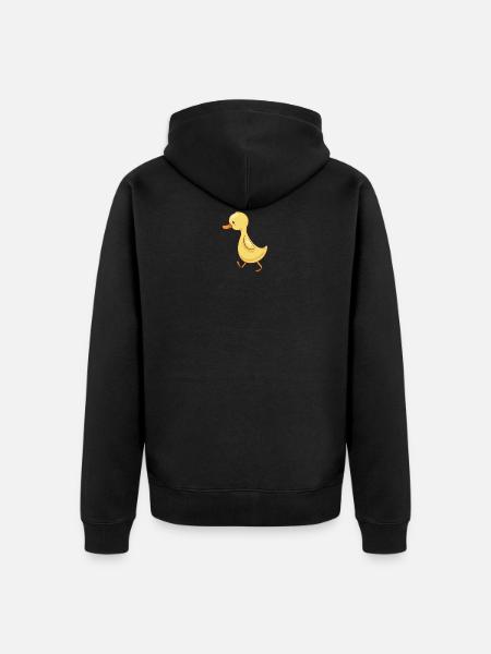Canard - Veste à capuche bio Premium Unisexe - noir