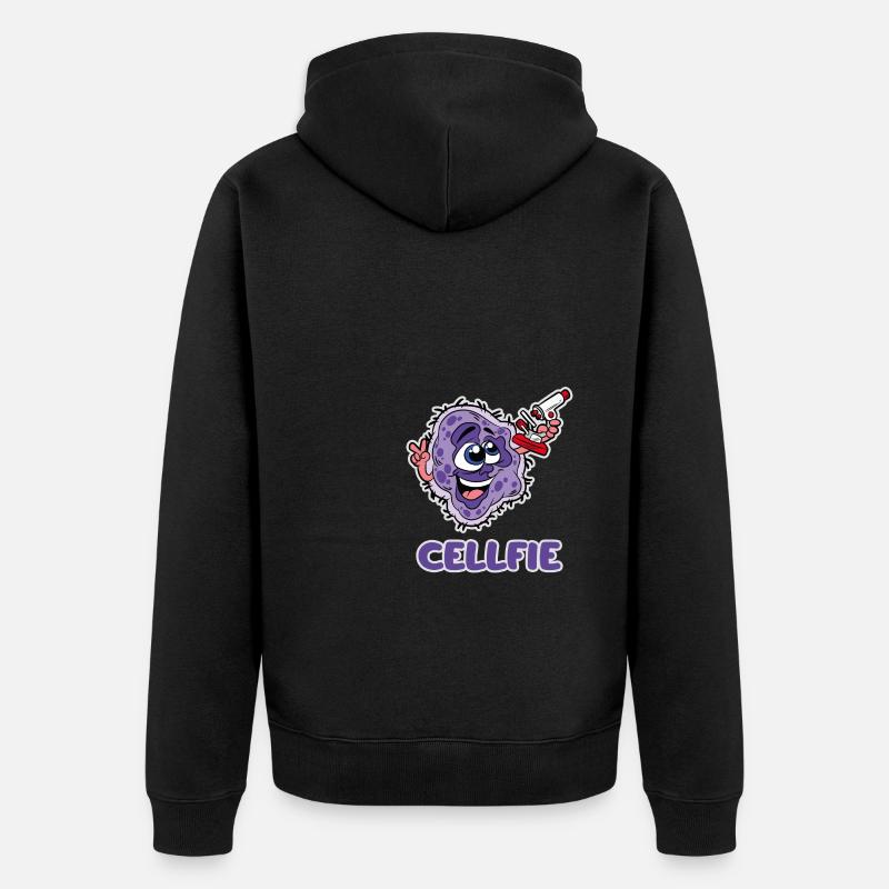 Cellfie - Veste à capuche bio Premium Unisexe - noir