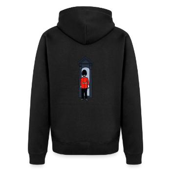 Garde - Veste à capuche bio Premium Unisexe - noir - Dos - Nico (187cm)