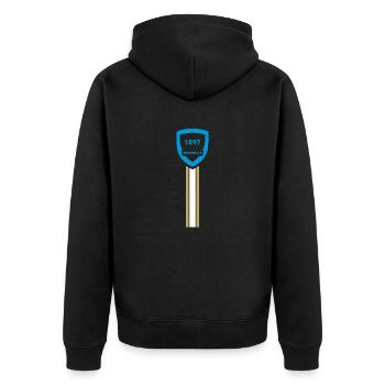 Marseille football club - Veste à capuche bio Premium Unisexe - noir - Dos - Nico (187cm)