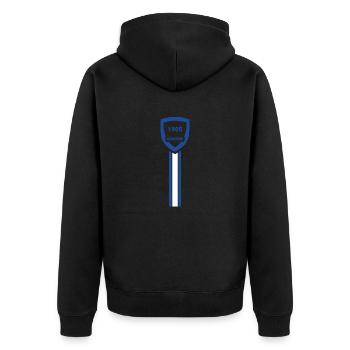 Auxerre football club - Veste à capuche bio Premium Unisexe - noir - Dos - Nico (187cm)