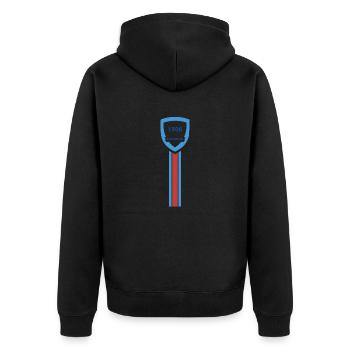 Strasbourg football club - Veste à capuche bio Premium Unisexe - noir - Dos - Nico (187cm)
