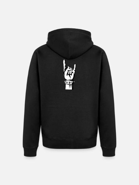 heavy metal Death Matel Rock Shirt Black Festival - Premium økologisk unisex-hættejakke - sort