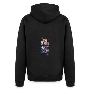 Lloret De Mar Party Crew Dire - Veste à capuche bio Premium Unisexe - noir - Dos - Nico (187cm)