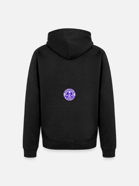 Bachelor Party 2025 Skeleton - Unisex Premium Organic Zip Hoodie - black