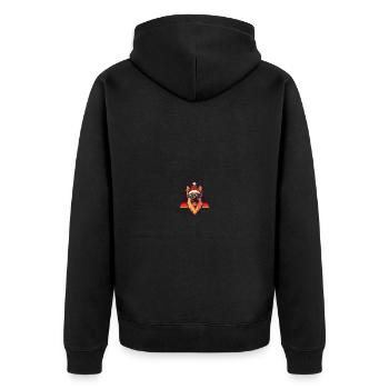 Berger Allemand Chien Noël Cool - Veste à capuche bio Premium Unisexe - noir - Dos - Nico (187cm)