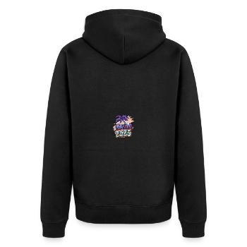 Malle 2025 Palmier - Veste à capuche bio Premium Unisexe - noir - Dos - Nico (187cm)