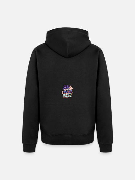 Malle 2025 Palm Tree - Unisex Premium Organic Zip Hoodie - black