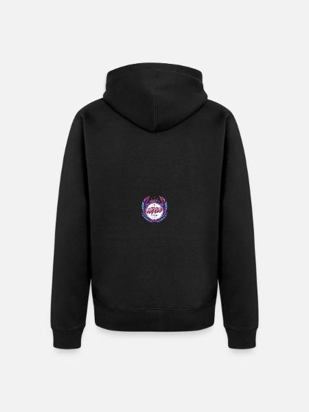 Mexiko Crew Bunt - Unisex Premium Bio Zip Hoodie - Schwarz