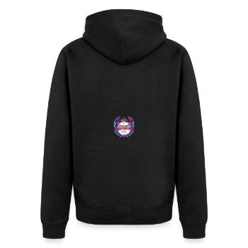 Mykonos Crew Coloré - Veste à capuche bio Premium Unisexe - noir - Dos - Nico (187cm)