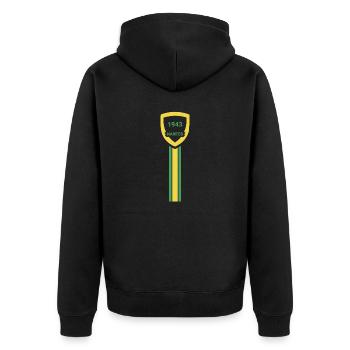 Nantes football club - Veste à capuche bio Premium Unisexe - noir - Dos - Nico (187cm)