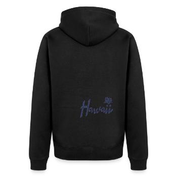 Hawaï - Veste à capuche bio Premium Unisexe - noir - Dos - Nico (187cm)