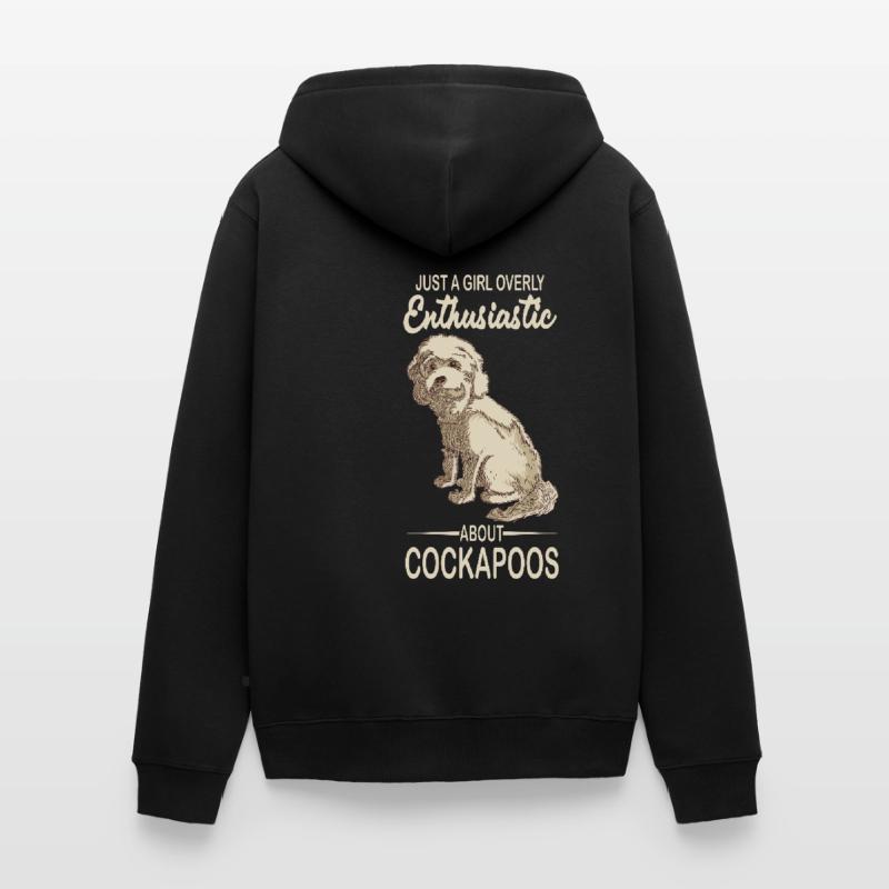 Cockapoo Veste à capuche bio Premium Unisexe