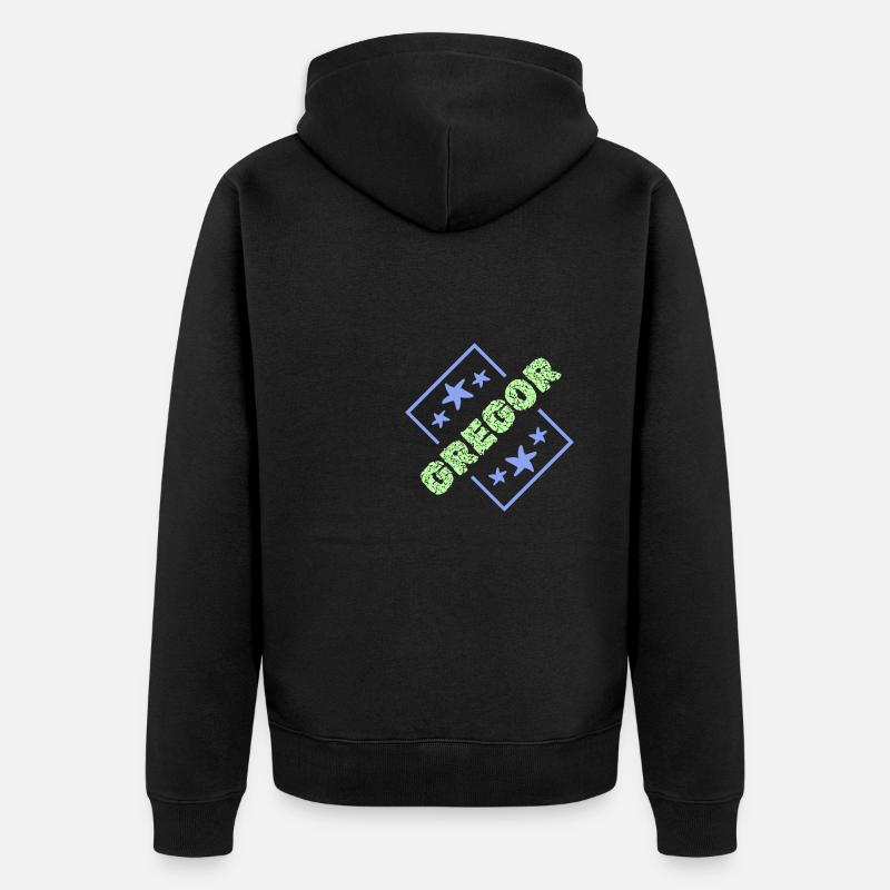 Cadeau pour Gregor - Veste à capuche bio Premium Unisexe - noir