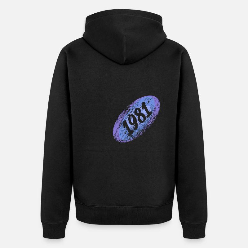 Recrue 1981 - Veste à capuche bio Premium Unisexe - noir