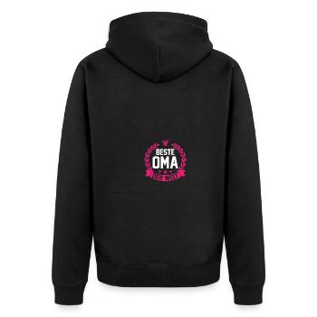 Meilleure mamie du monde - Veste à capuche bio Premium Unisexe - noir - Dos - Nico (187cm)