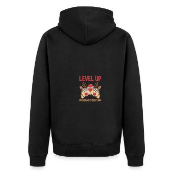 Père Noël Gaming Noël Noël - Veste à capuche bio Premium Unisexe - noir - Dos - Nico (187cm)