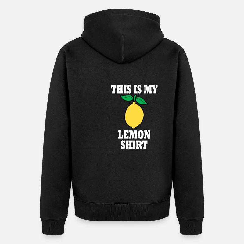 Jus de citron Limonade Agrumes - Veste à capuche bio Premium Unisexe - noir