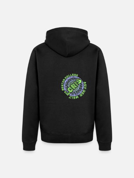 Geschenk für Loris - Unisex Premium Bio Zip Hoodie - Schwarz