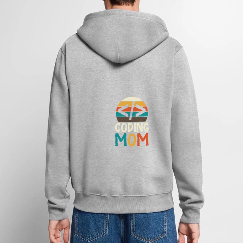 Programmierer Geek Computer Programmierung Coder L Unisex Premium Bio Zip Hoodie