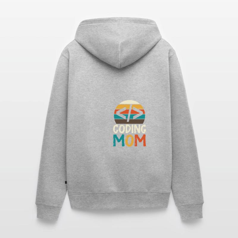 Programmer Geek Computer Programming Coder L Unisex Premium Organic Zip Hoodie