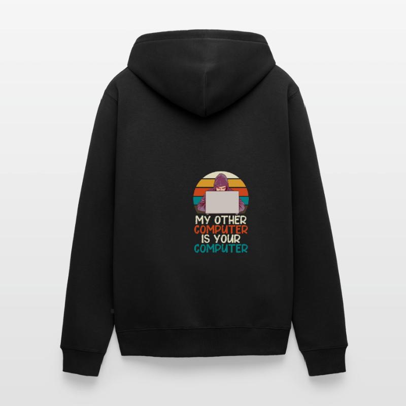 Programmierer Geek Computer Programmierung Coder L Unisex Premium Bio Zip Hoodie