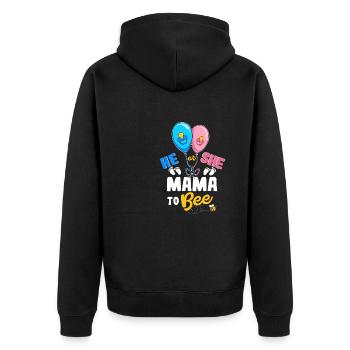 Il ou elle Mama To Bee Best Mom Ever Motherhood - Veste à capuche bio Premium Unisexe - noir - Dos - Nico (187cm)
