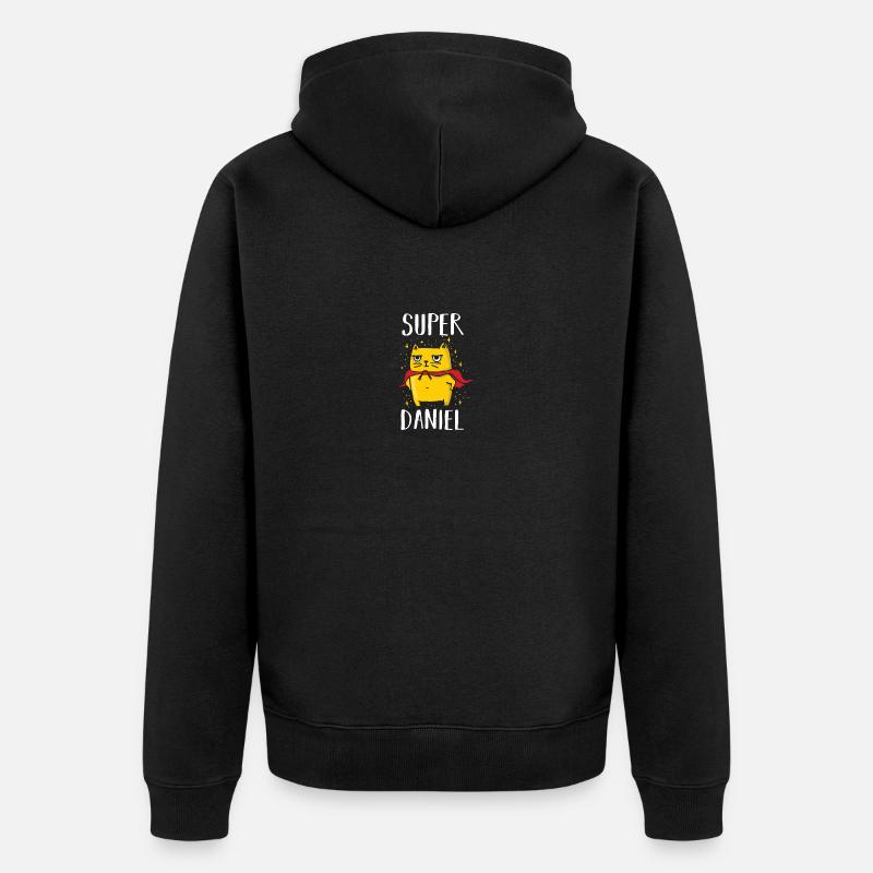 Daniel - Unisex Premium Bio Zip Hoodie - Schwarz