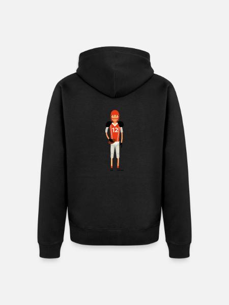 Ballsport - Unisex Premium Bio Zip Hoodie - Schwarz