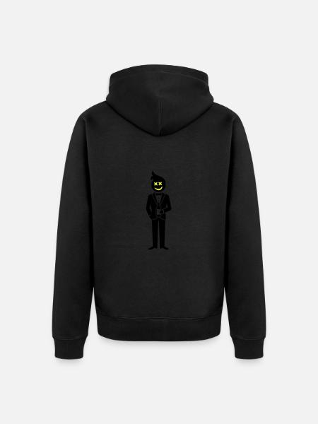 Groom Wedding Team - Unisex Premium Organic Zip Hoodie - black