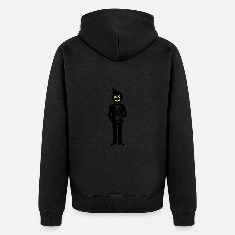 Équipe de mariage du marié - Veste à capuche bio Premium Unisexe - noir