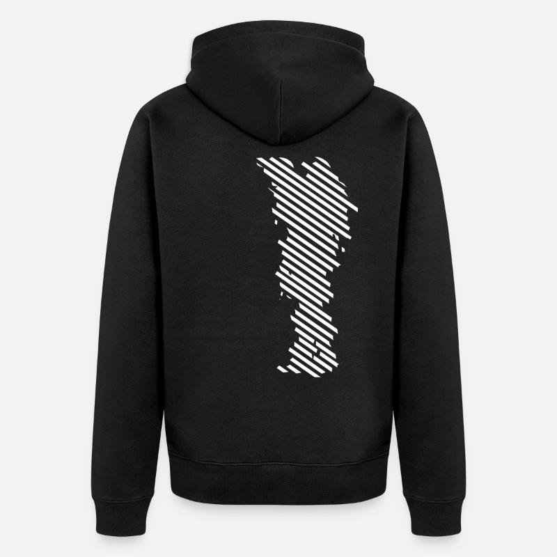 Randonneurs - (5) - Veste à capuche bio Premium Unisexe - noir