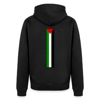 Free palestine - Veste à capuche bio Premium Unisexe - noir - Dos - Nico (187cm)