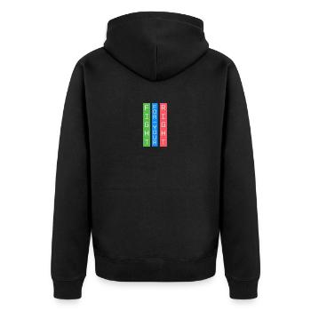 Battez-vous pour votre droit - Veste à capuche bio Premium Unisexe - noir - Dos - Nico (187cm)
