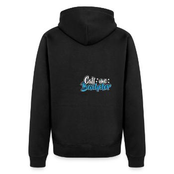 Bachelor Passed Graduation Doctorate Graduation - Unisex Premium Organic Zip Hoodie - black - Back - Nico (187cm)