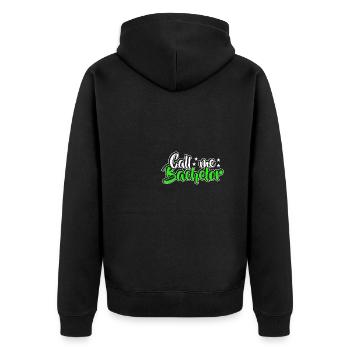 Bachelor Passed Graduation Doctorate Graduation - Unisex Premium Organic Zip Hoodie - black - Back - Nico (187cm)