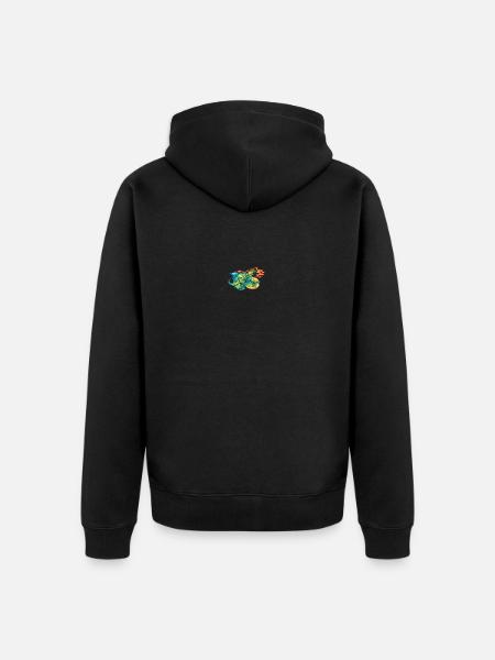 Dragon Fire T-shirt - Veste à capuche bio Premium Unisexe - noir