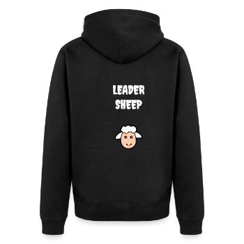 Leader sheep - Veste à capuche bio Premium Unisexe - noir - Dos - Nico (187cm)