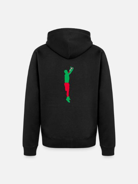 Alcool - Veste à capuche bio Premium Unisexe - noir