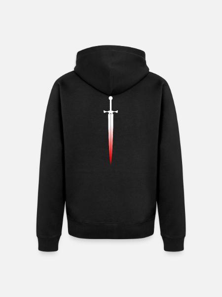 épée - Veste à capuche bio Premium Unisexe - noir
