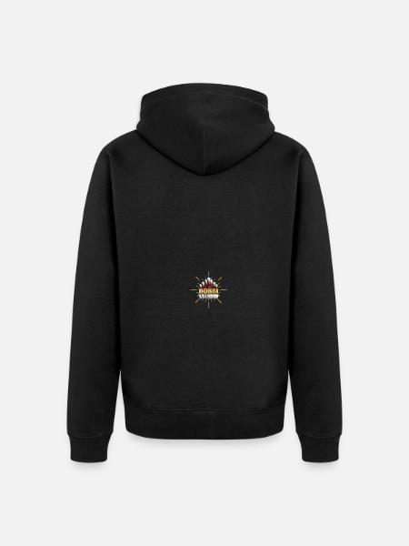 Bowling Bobbi - Unisex Premium Organic Zip Hoodie - black
