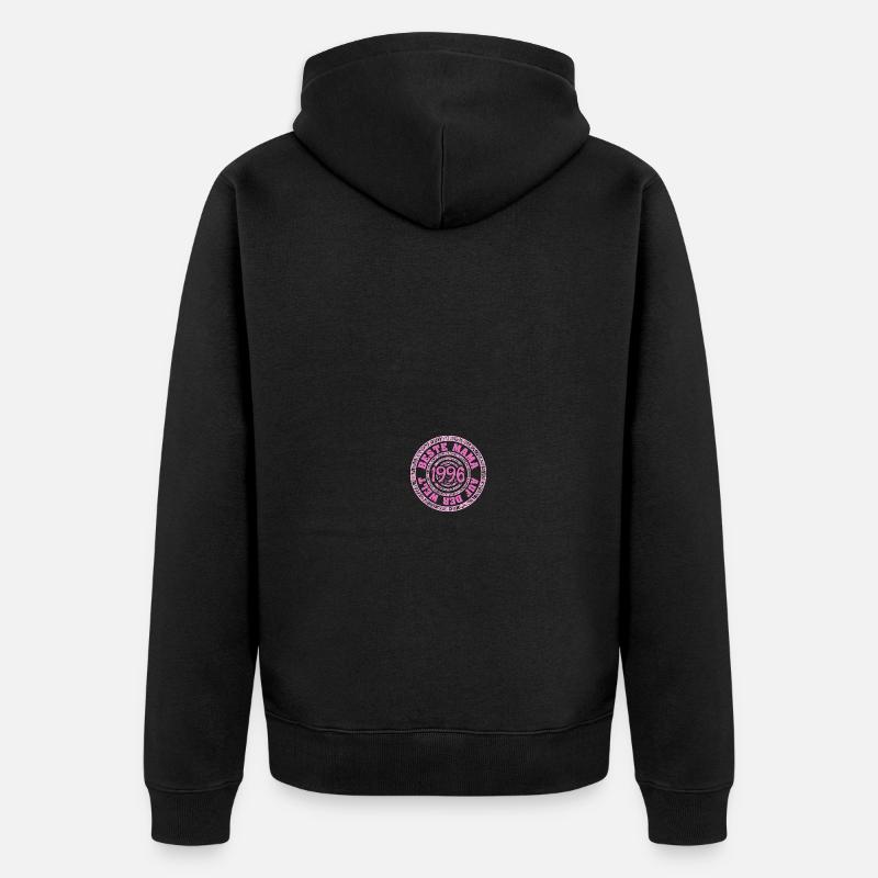 Mutter 1996 - Unisex Premium Bio Zip Hoodie - Schwarz