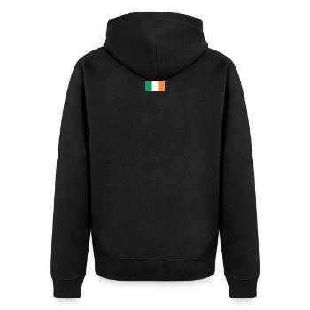 Drapeau irlandais - Veste à capuche bio Premium Unisexe - noir - Dos - Nico (187cm)