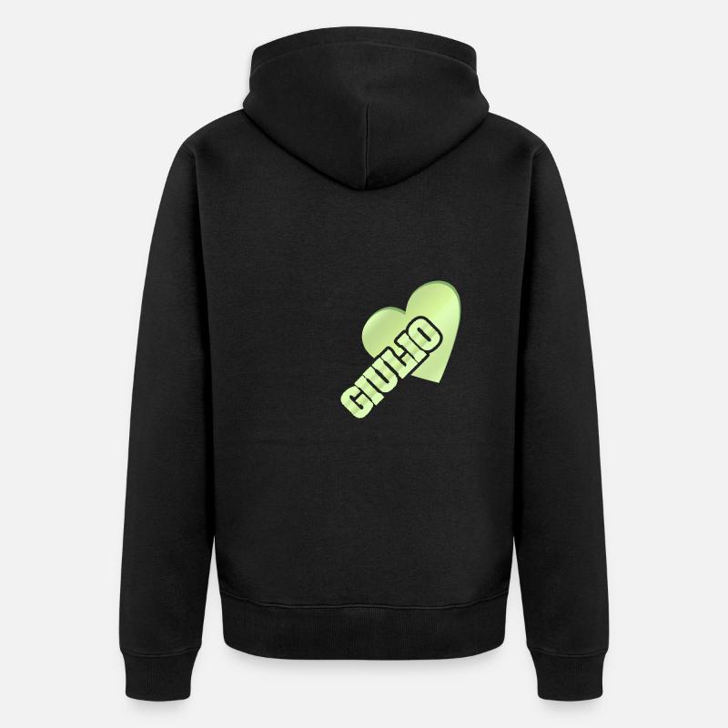 Giulio - Unisex Premium Bio Zip Hoodie - Schwarz