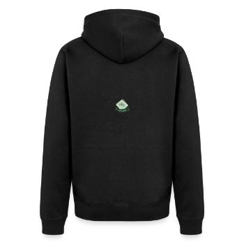 Save Water - Unisex Premium Bio Zip Hoodie - Schwarz - Hinten - Nico (187cm)