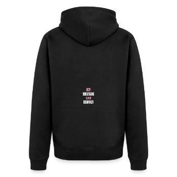 TOC - Veste à capuche bio Premium Unisexe - noir - Dos - Nico (187cm)