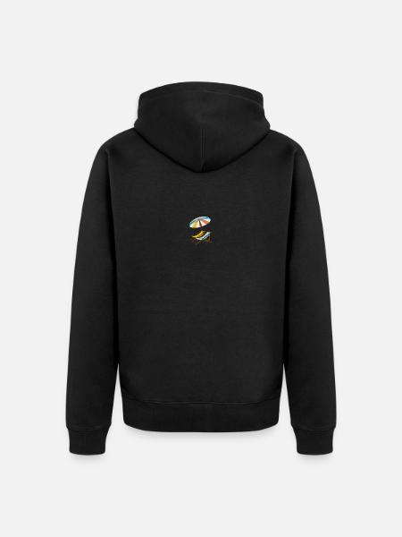 Sommer - Unisex Premium Bio Zip Hoodie - Schwarz